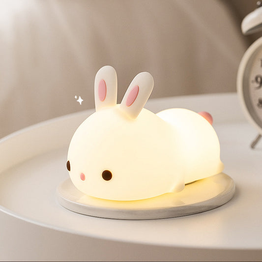Night Light Tapping Rechargeable Night Light Sleeping Lights Bunny