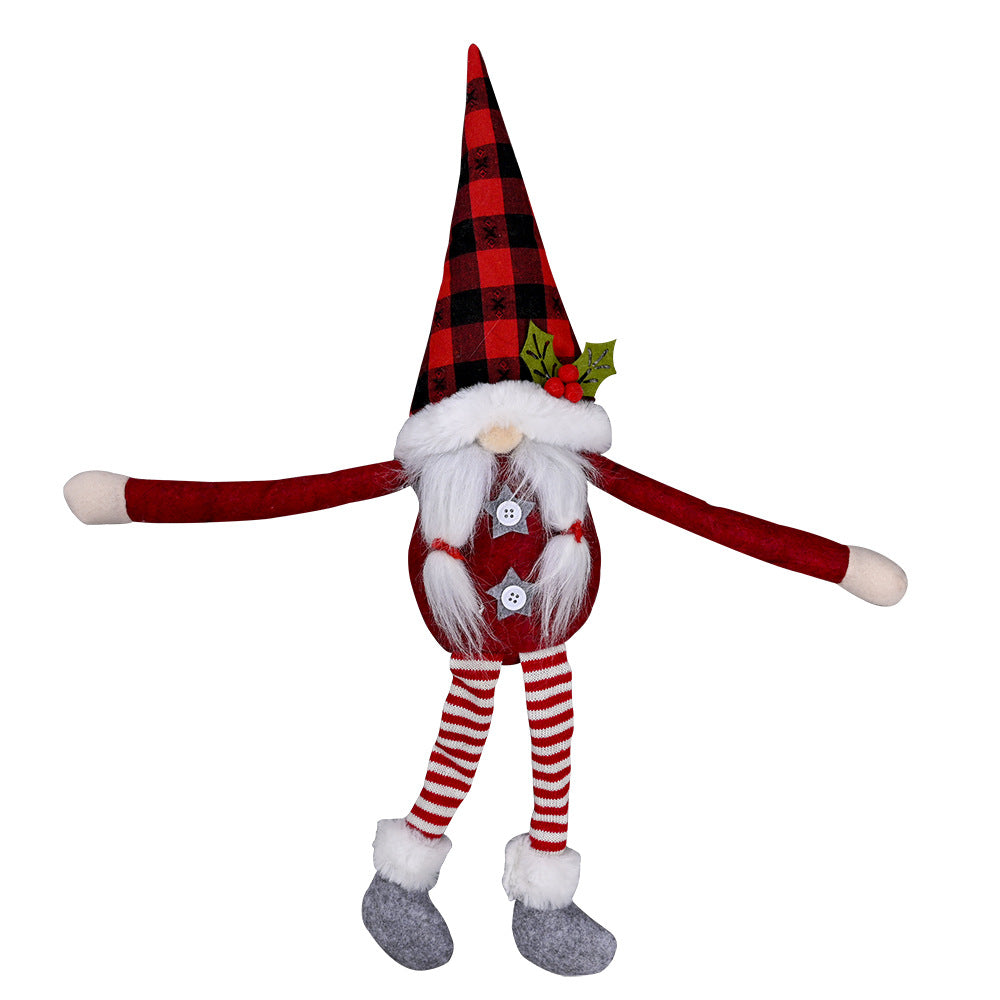 Christmas Curtain Tieback Buckle Set of 2 Gnome Curtain Tiebacks Holder Fastener Buckle Window Christmas Ornaments Decorations Home Décor