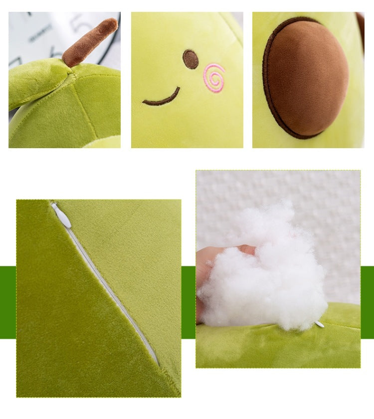 Stuffed Fruit Avocado Pillow Plush Soft Toy 85cm