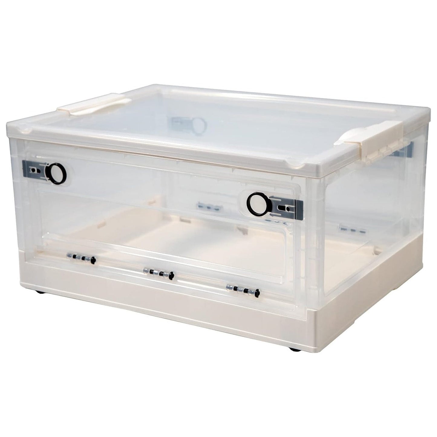 Storage Box Large Capacity Clothing Box Folding White 25L