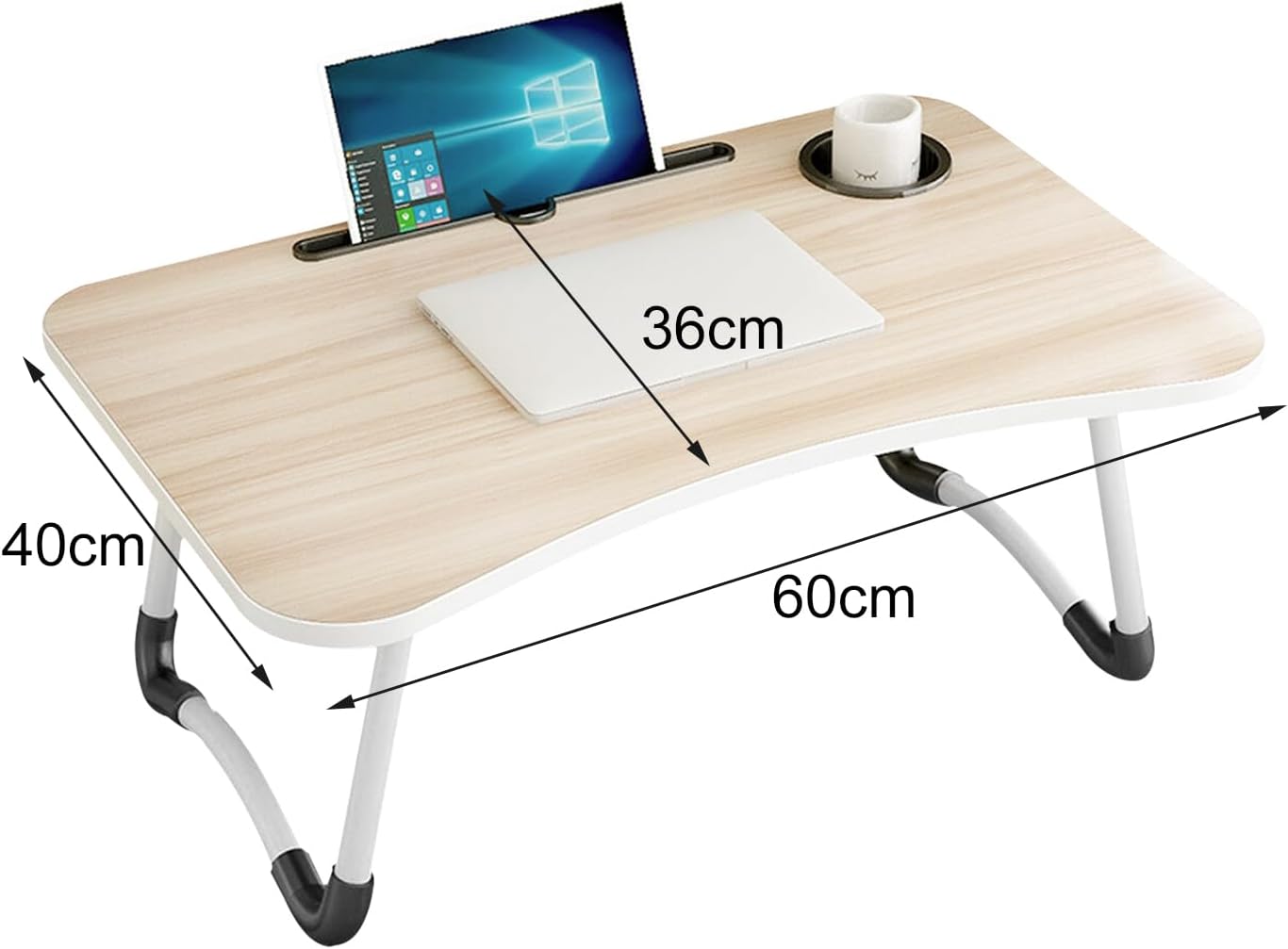 Laptop Bed Table with Drawer
