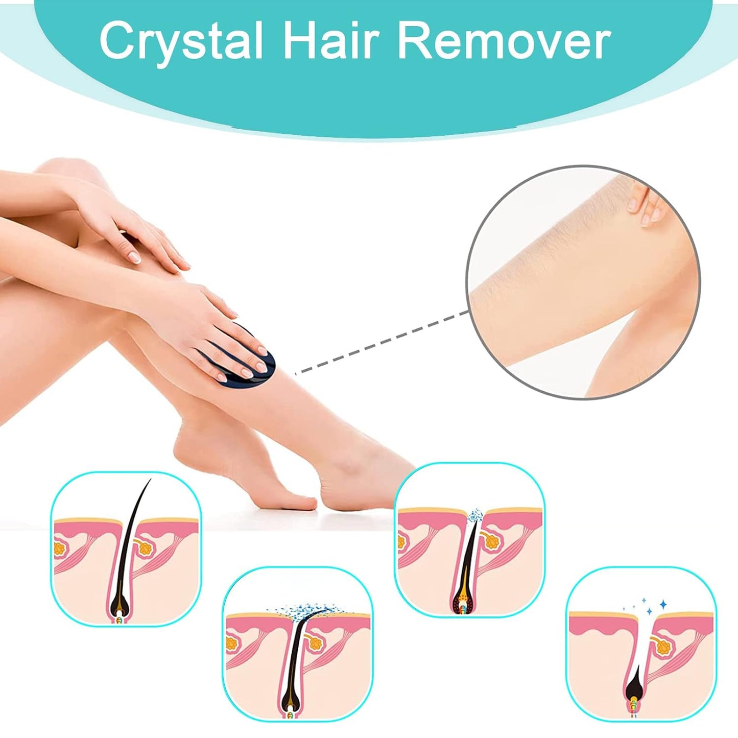 Crystal Hair Eraser Black