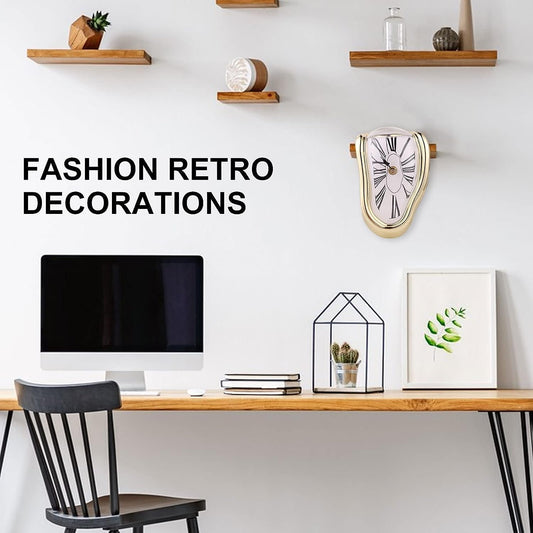 Melting Clock Salvador Dali Watch Melted Clock Black