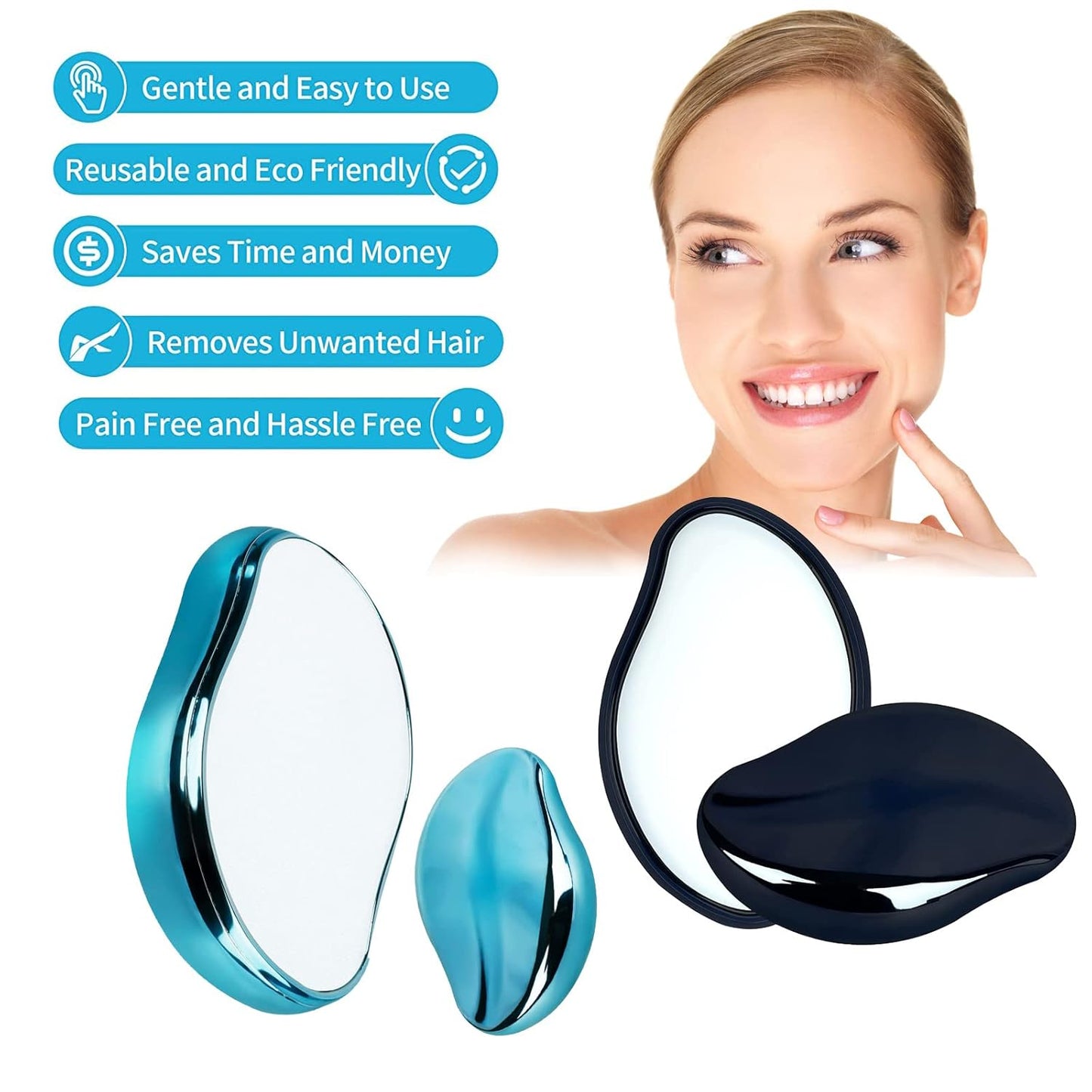 Crystal Hair Eraser Black