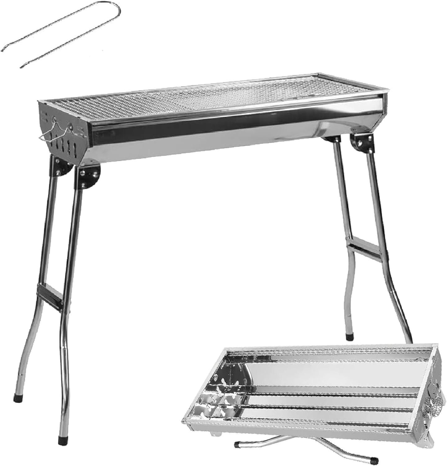 Charcoal BBQ Grill Portable Charcoal BBQ Grill
