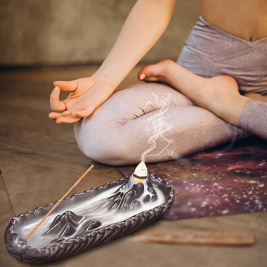 Backflow Incense Burner Mountain Peak