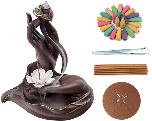 Backflow Incense Burner Hand Ruyi