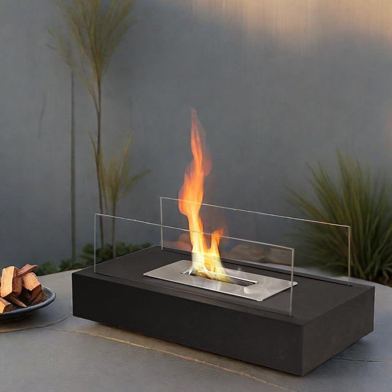 Tabletop Fire Pit,Indoor & Outdoor Table Top Firepit Ethanol Tabletop Fireplace Bowl for Patio Backyard Livingroom