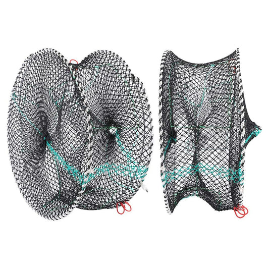 Crab Net Crab Trap Foldable Net Trap with 15m Rope
