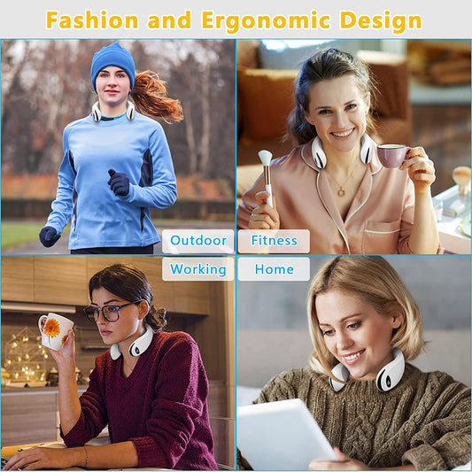 Portable Hanging Neck Warmer Neck Heater 3 Temperature Options Pink