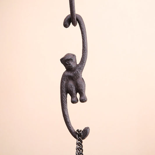 *CLEARANCE* Cast Iron Monkey Hook 2 Pack