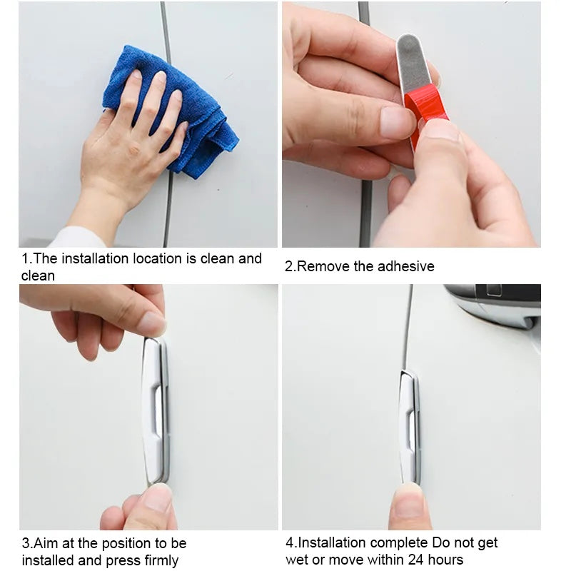 Car Door Edge Guards Bumper Protector 4 Pcs