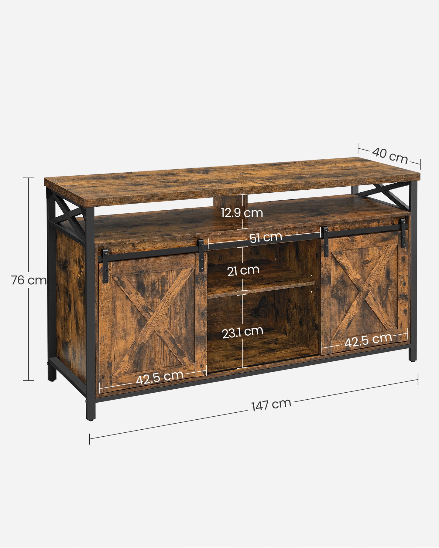 VASAGLE TV Stand for 65 Inch TV
