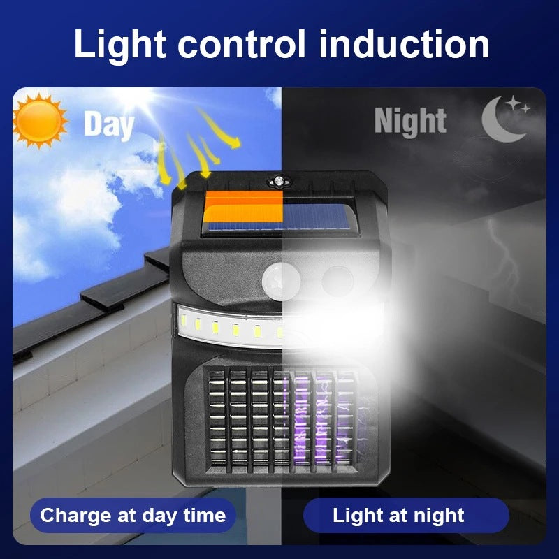 Solar LED 2in1 Motion Light Mosquito Trap Light