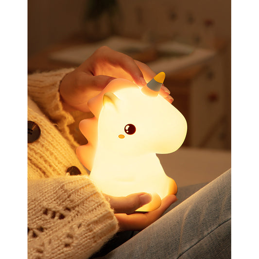 Night Light Tapping Rechargeable Night Light Sleeping Lights Unicorn