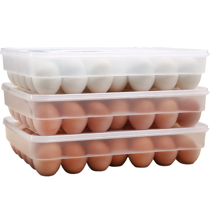 34-Grid Egg Storage Container with Lid (1pc)