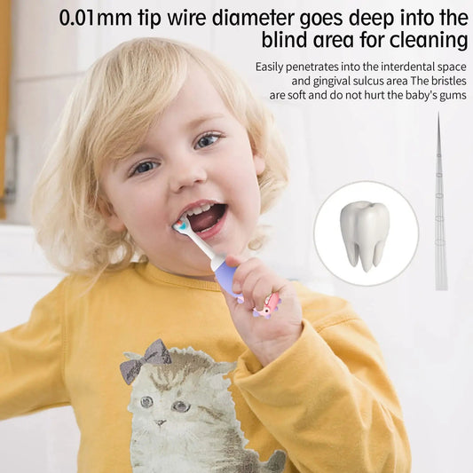 Soft Bristles Tooth brush for Kids - Ice Cream 4 Pcs Set