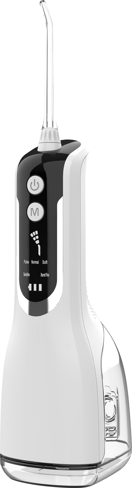 Cordless Water Flosser Teeth Cleaner USB Rechargeable - White