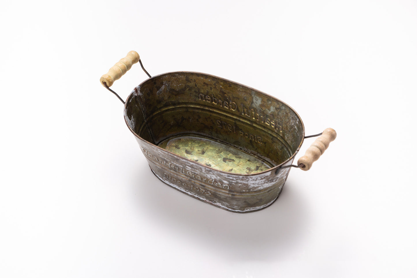 Retro Oval Iron Flower Basket - 3PCS