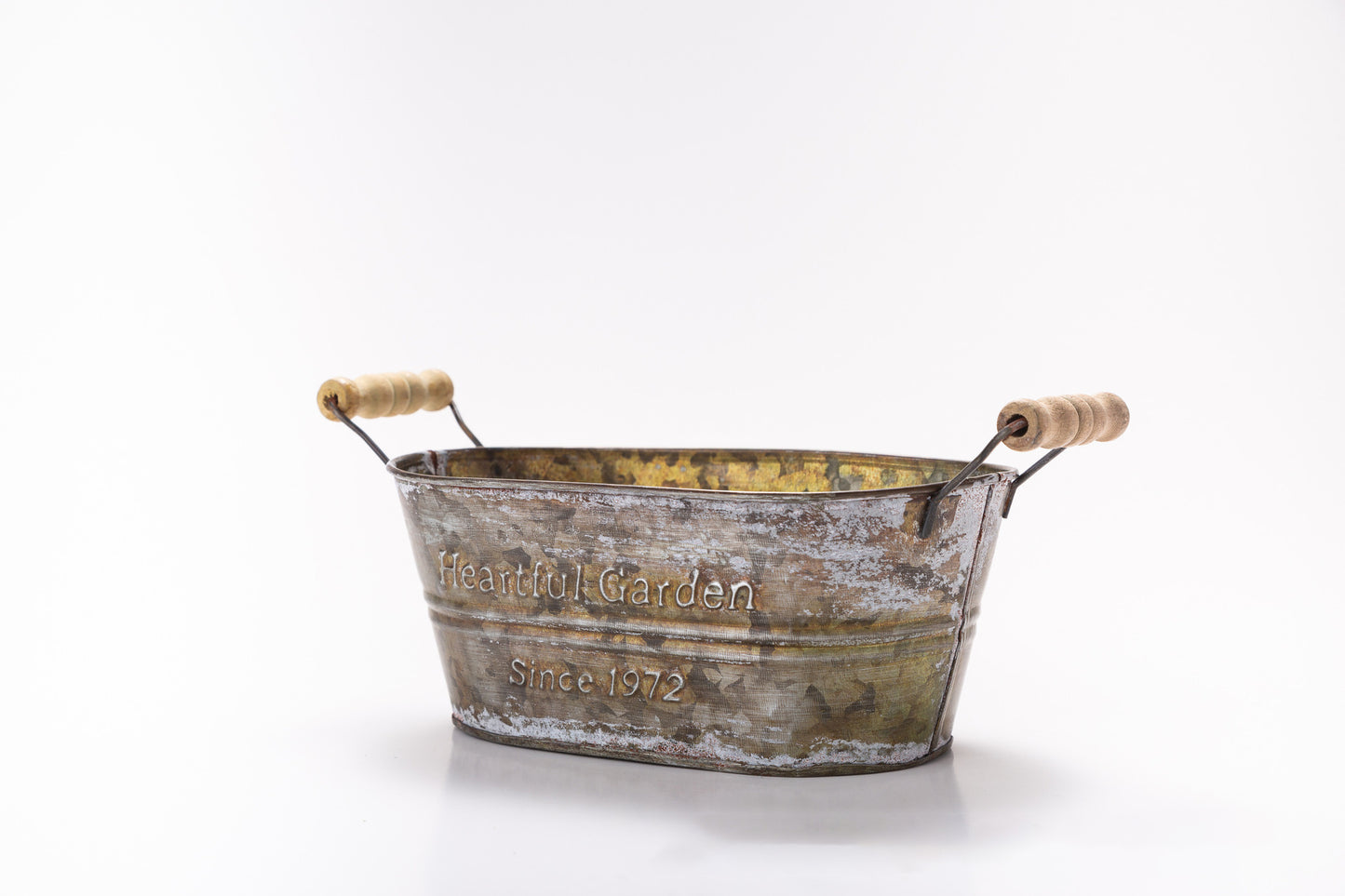 Retro Oval Iron Flower Basket - 3PCS