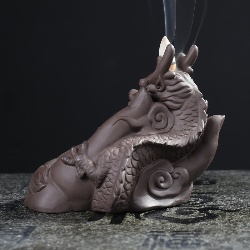 Backflow Incense Burner Hand Loong