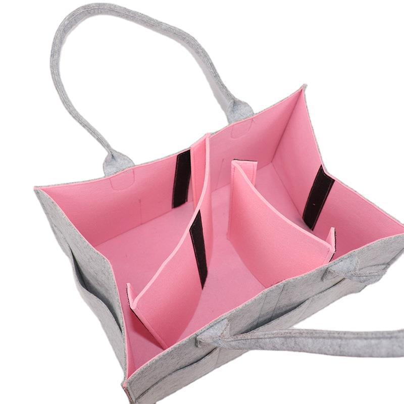 Baby Nappy Caddy Organizer - Pink