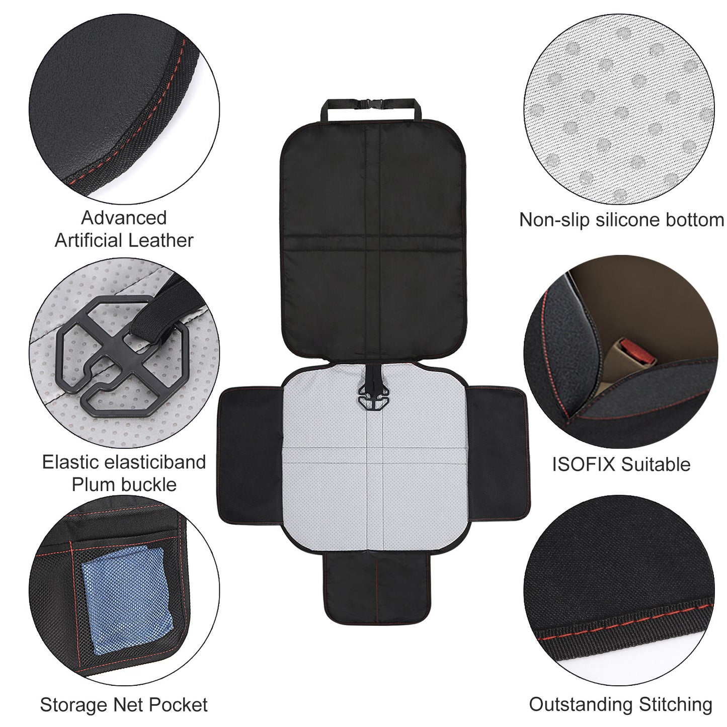 Car Seat Protector for Kids Car Seat Cover Protector
