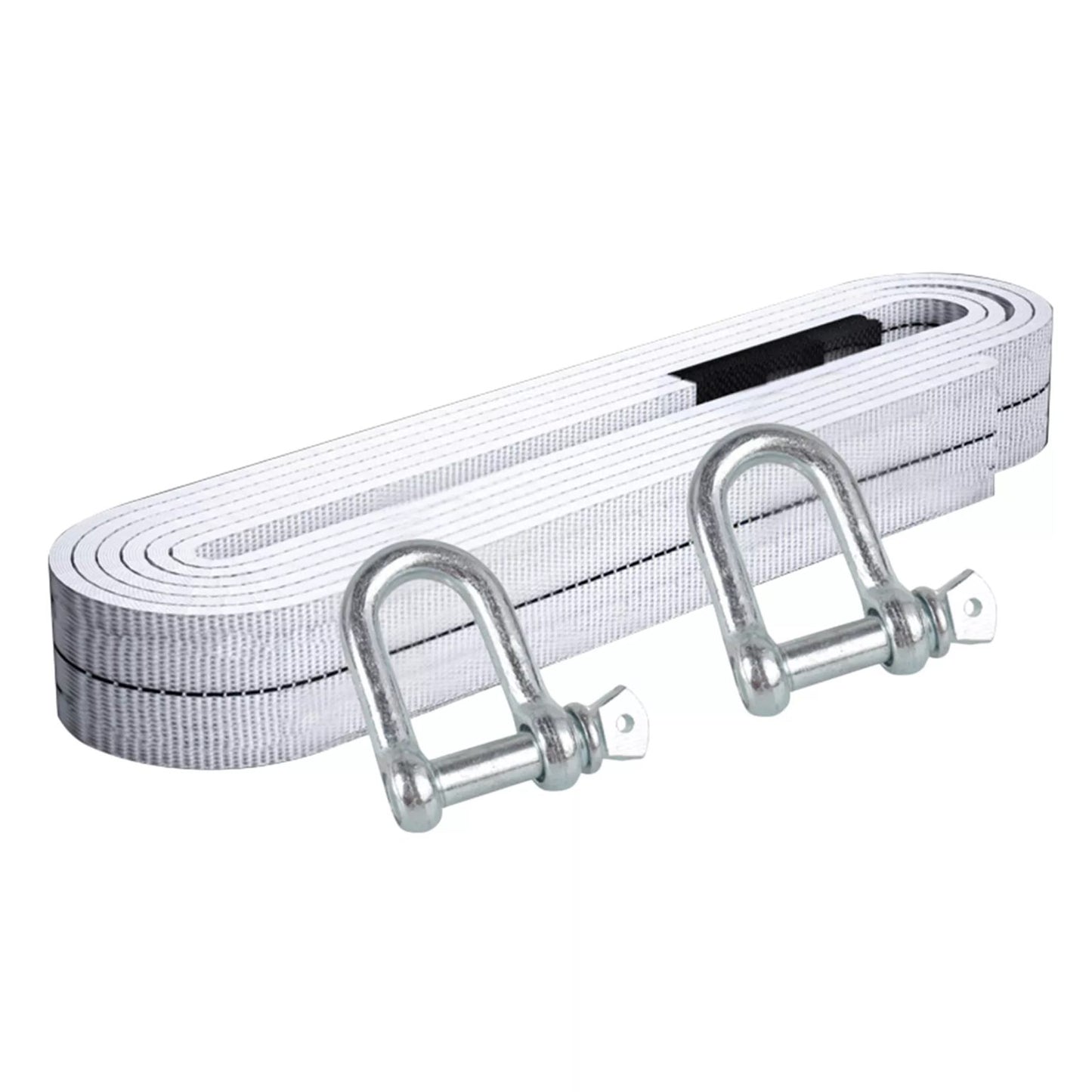 5m 12 Tons Heavy Duty Car Tow Strap Auto Emergency Safety Towing Rope Cable Wire