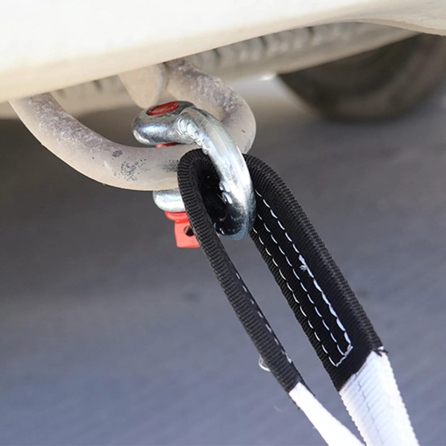 5m 12 Tons Heavy Duty Car Tow Strap Auto Emergency Safety Towing Rope Cable Wire