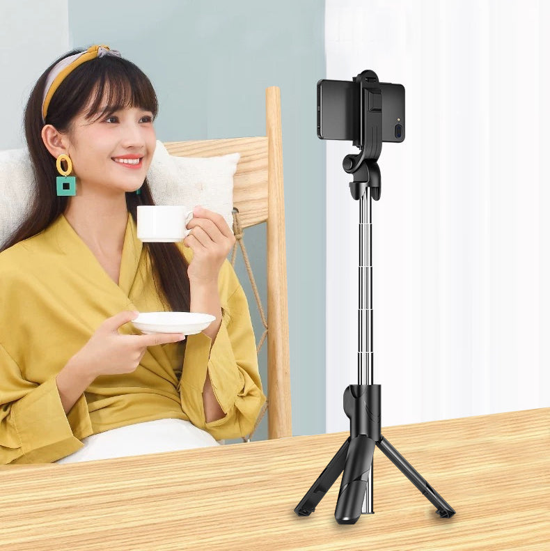 Mobile Phone Tripod Bluetooth Selfie Stick