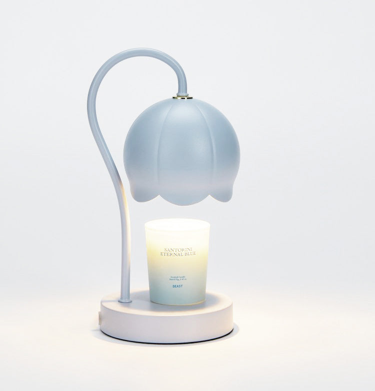 Candle Warmer Lamp Dimmable Electric Candle Wax Melter Lamp Blue