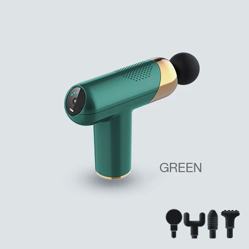 Electric Massager Deep Tissue Massage Gun 6 Speed Green