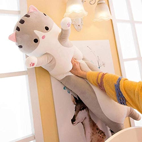 Cute Plush Cat Doll Soft Toy 110cm Brown