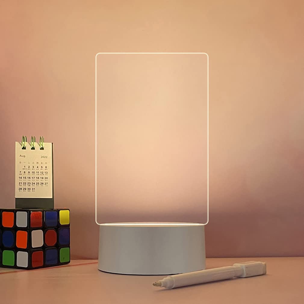 Acrylic LED Glow Memo Board Vertical
