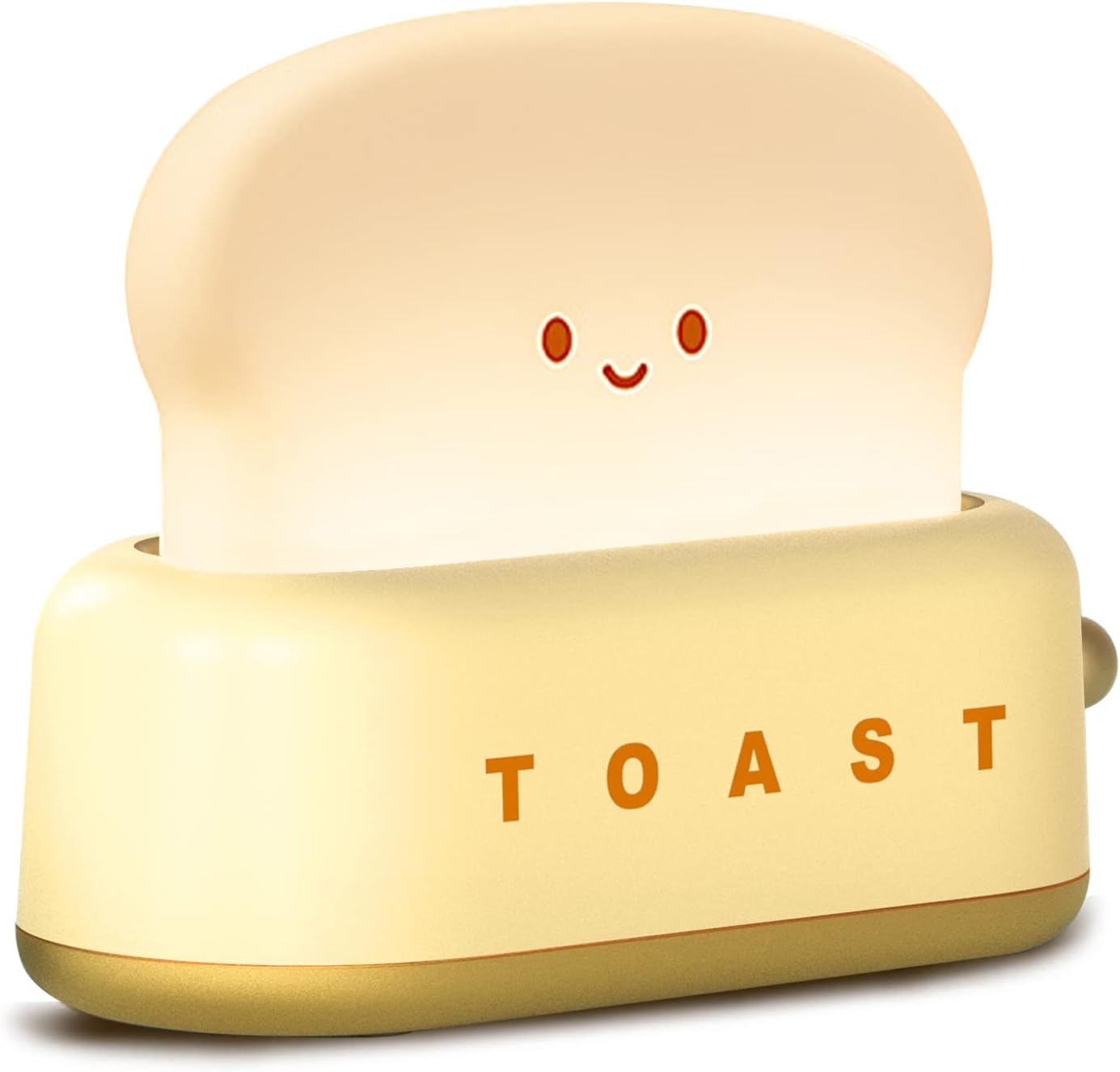 Night Light Toast Bread LED Night Lamp USB Charging Light Bedroom Bedside Sleep Light