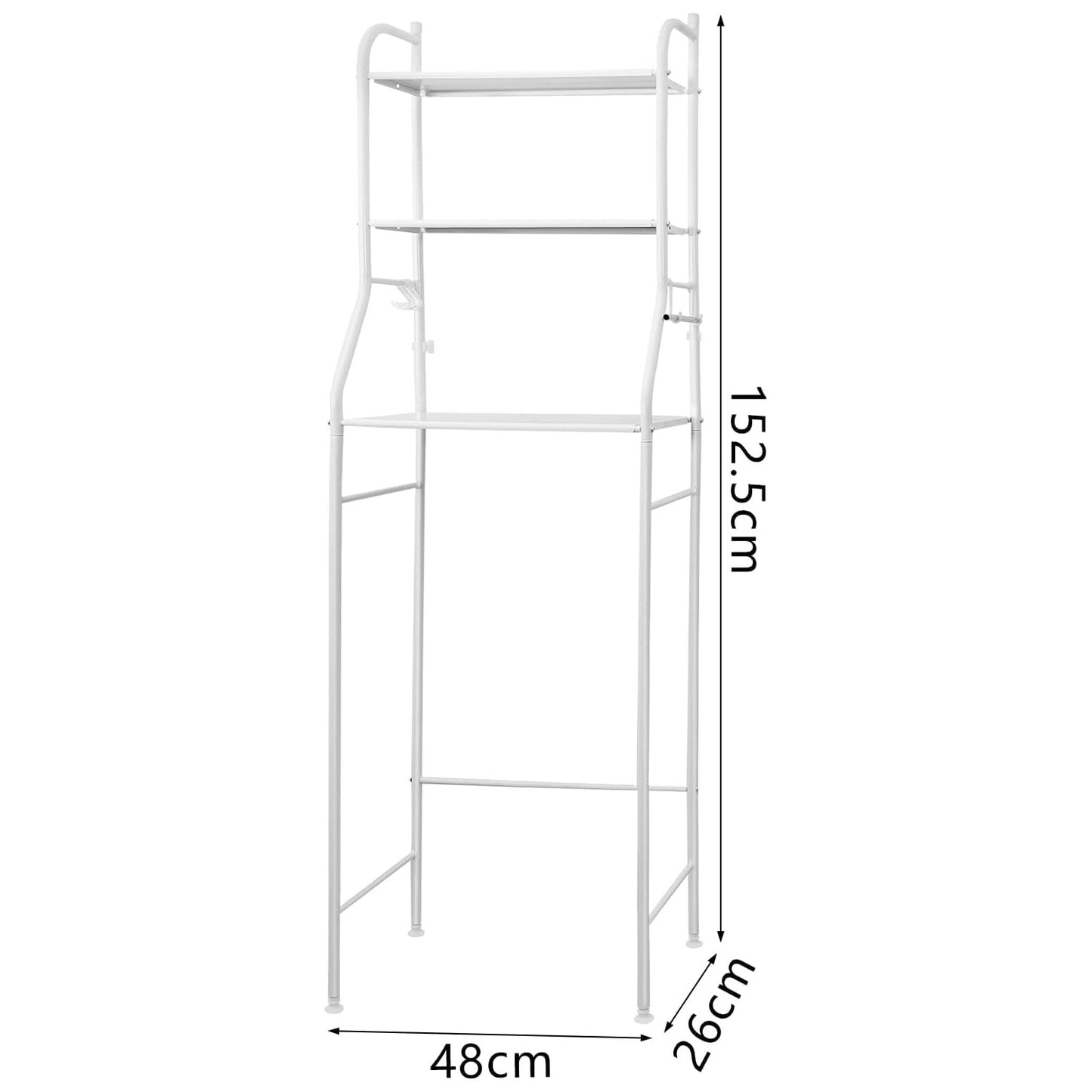 3 Tier Over The Toilet Rack