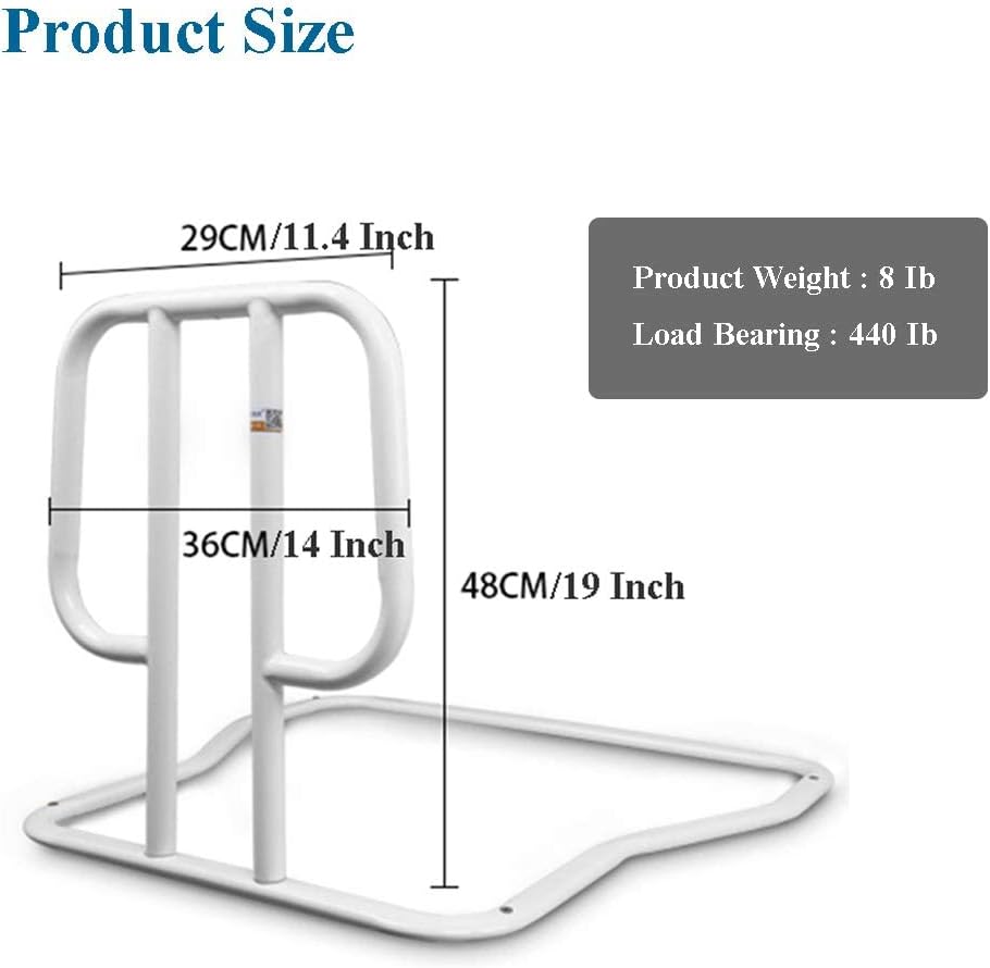Bed Rail Safety Frame for Seniors Pregnant Patients Safety Bed Handrail