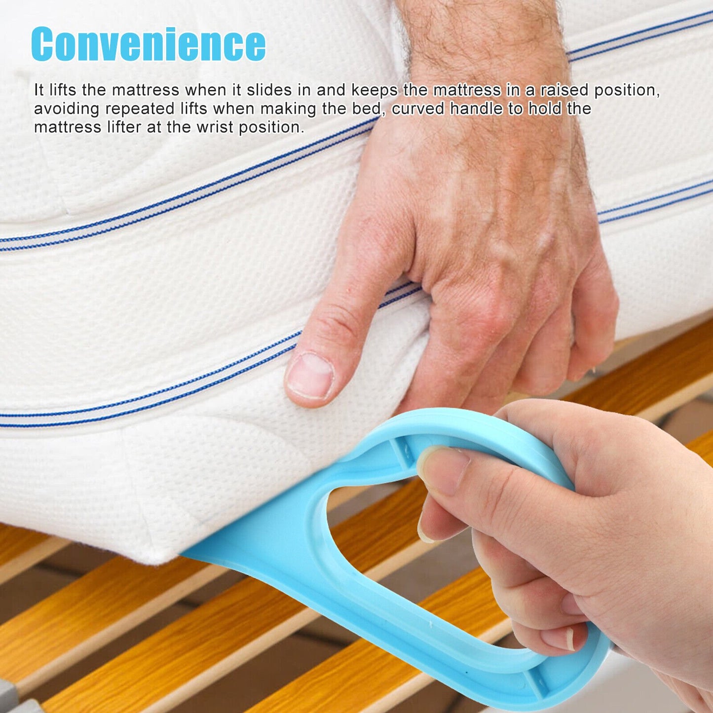 2 Pack Ergonomic Mattress Wedge Elevator Effortless Laying Bed Lifter Raiserx Ergonomic Mattress Wedge Elevator