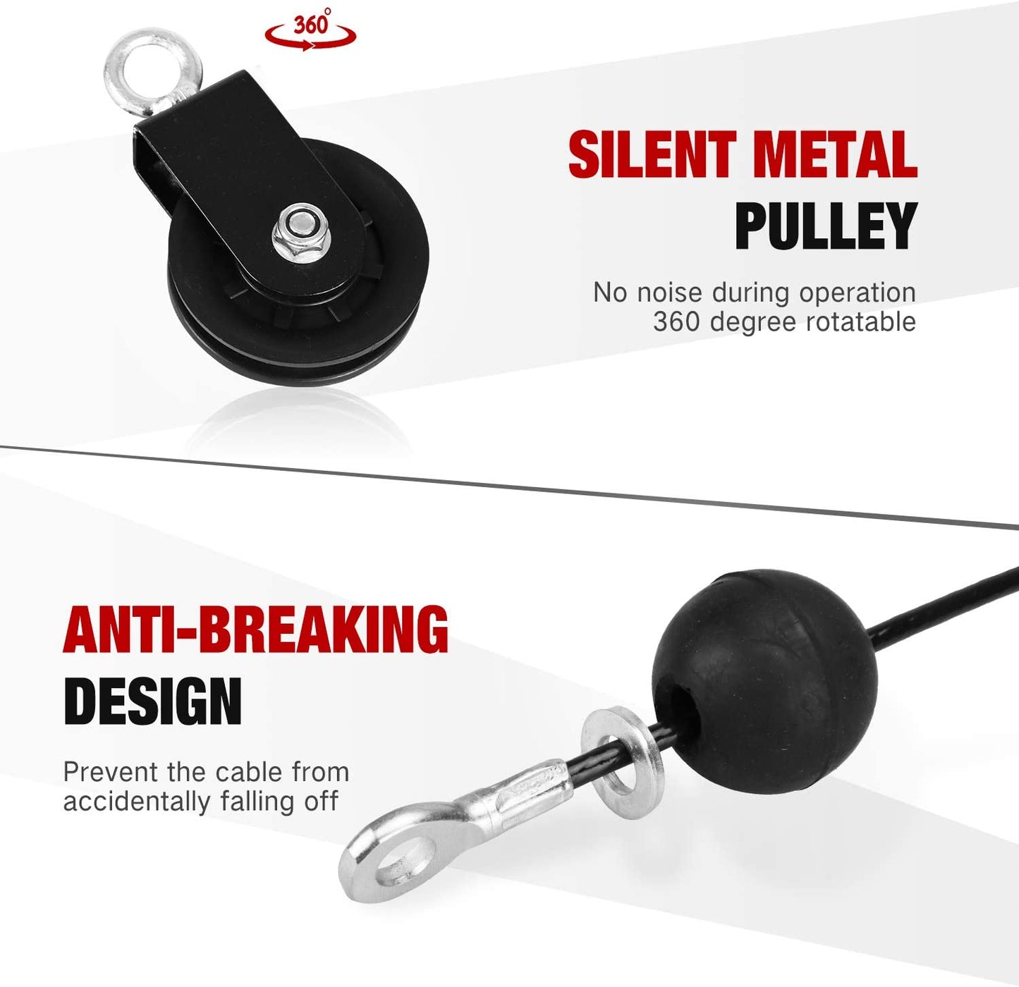 Fitness LAT and Lift Pulley System