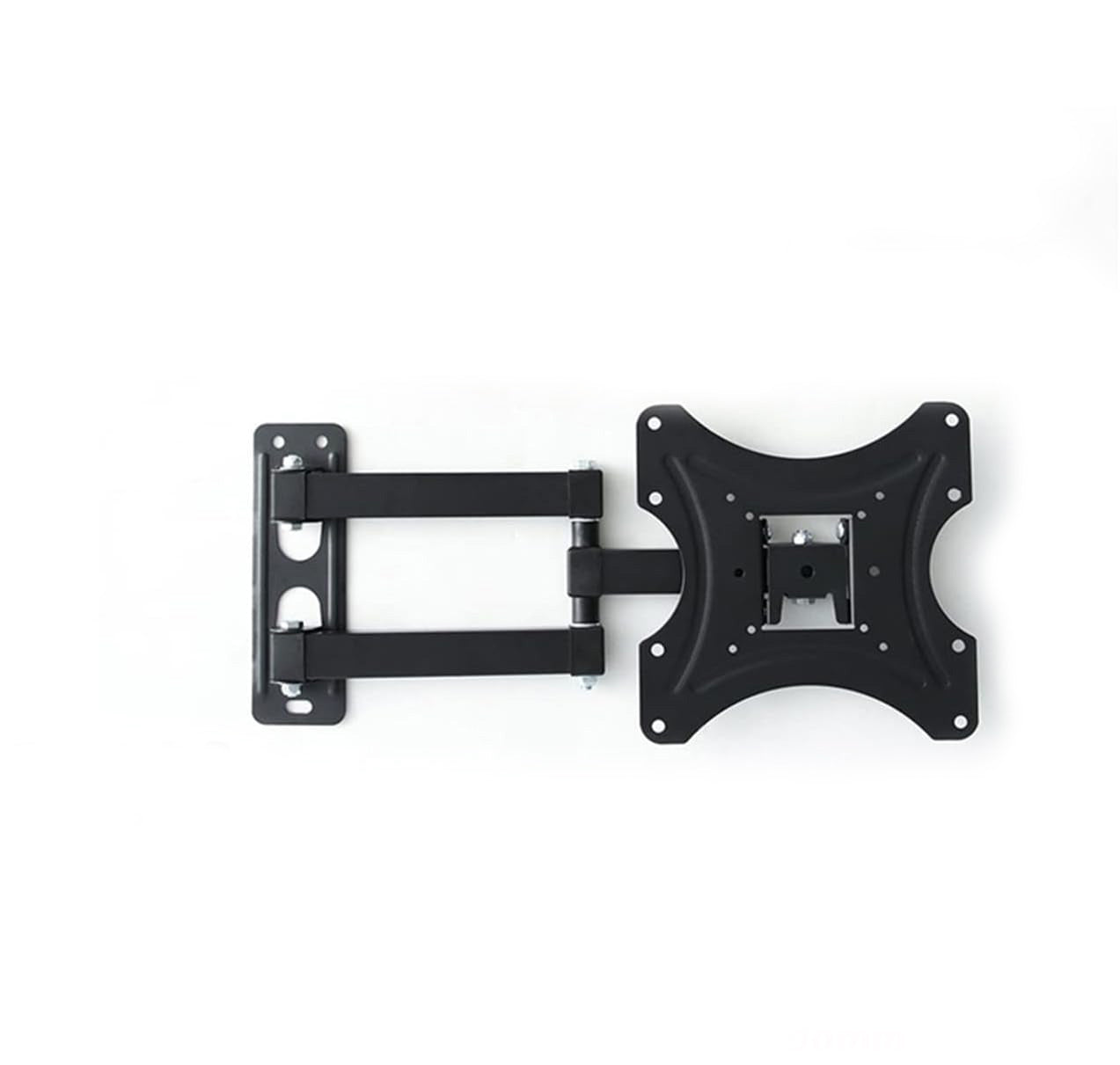 TV Wall Bracket for 17-43 inch TVs, Swivels Tilts TV Wall Mount for Flat & Curved TV,VESA 75x75mm to 200x200mm up to 20kg