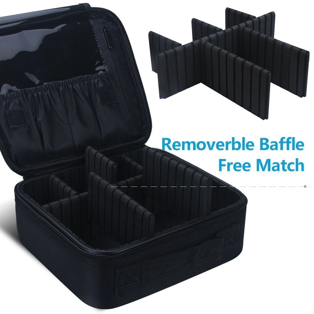 Travel Makeup Organizer Carrying Case