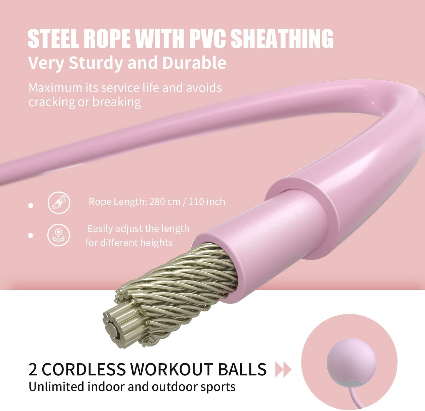 Digital Skipping Rope Pink