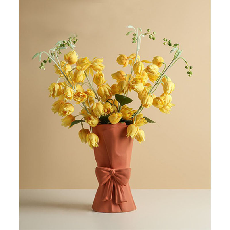 Vase Morandi Bow Tie Vase Red