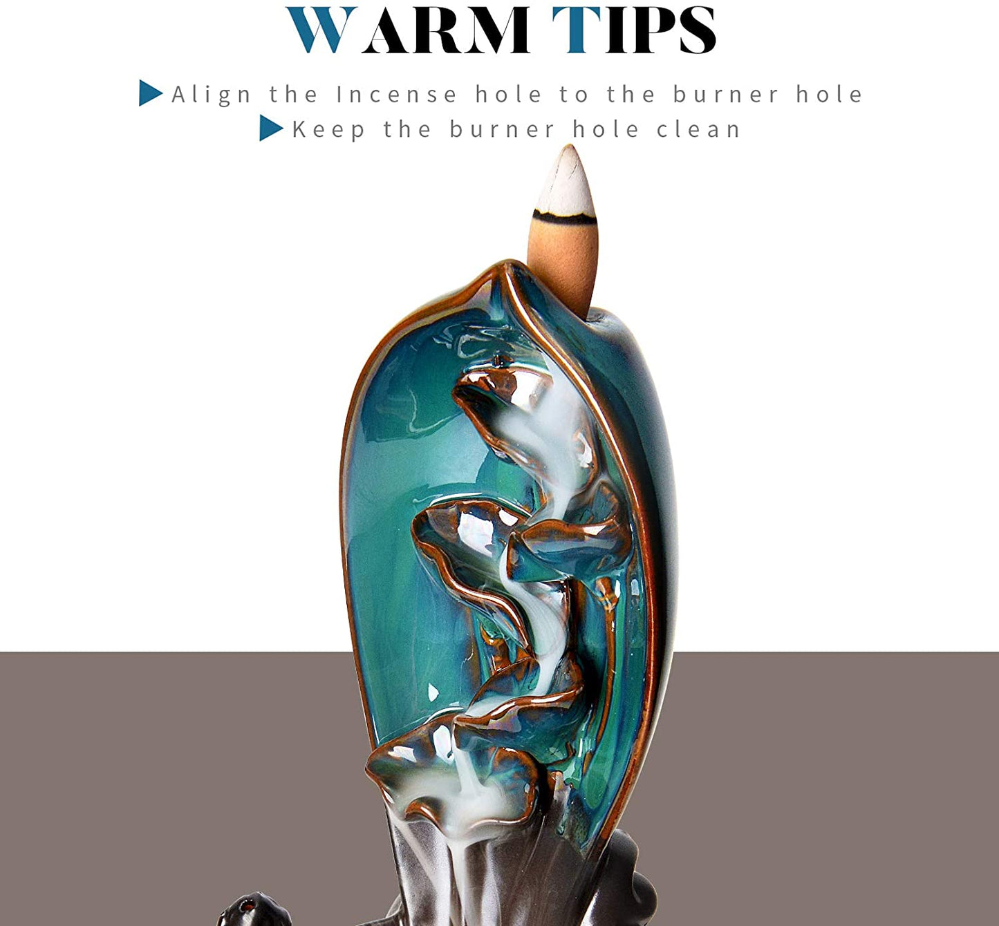 Backflow Incense Burner Waterfall B