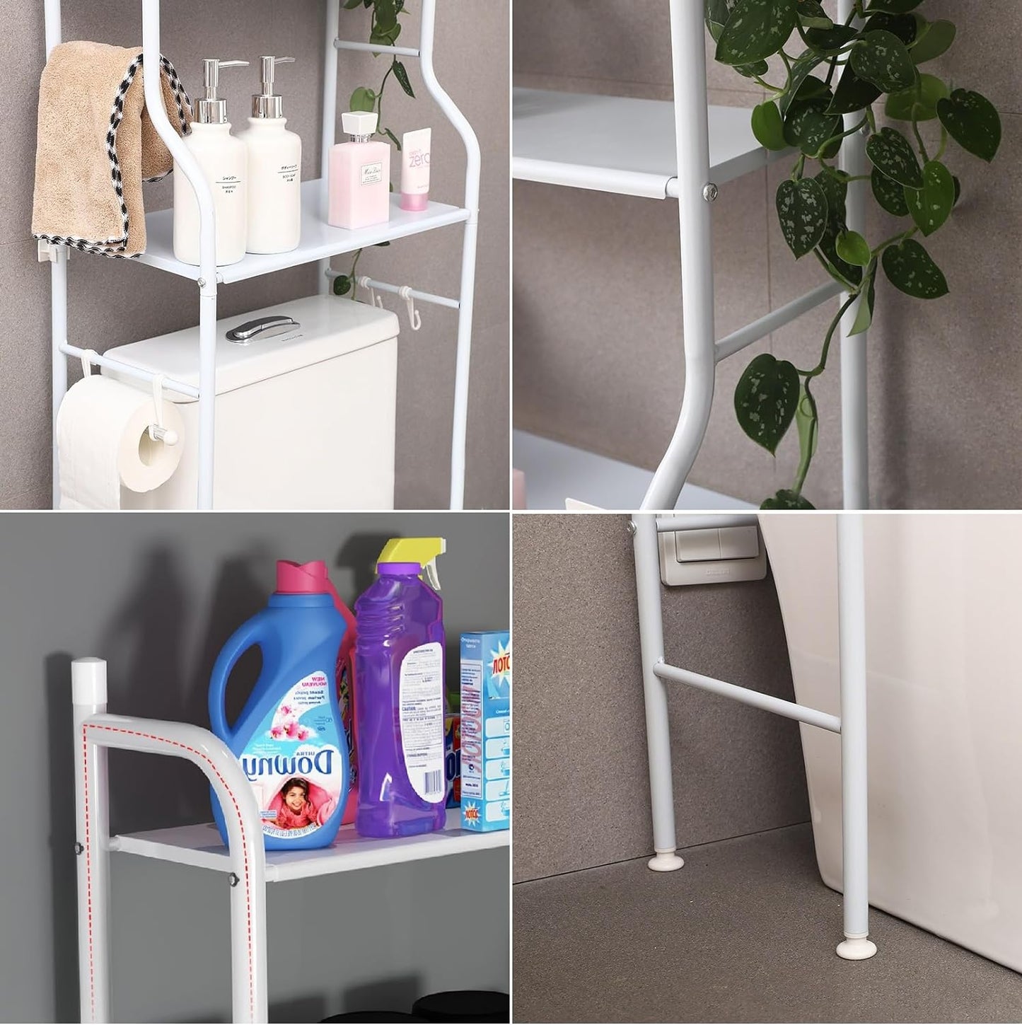 3 Tier Over The Toilet Rack