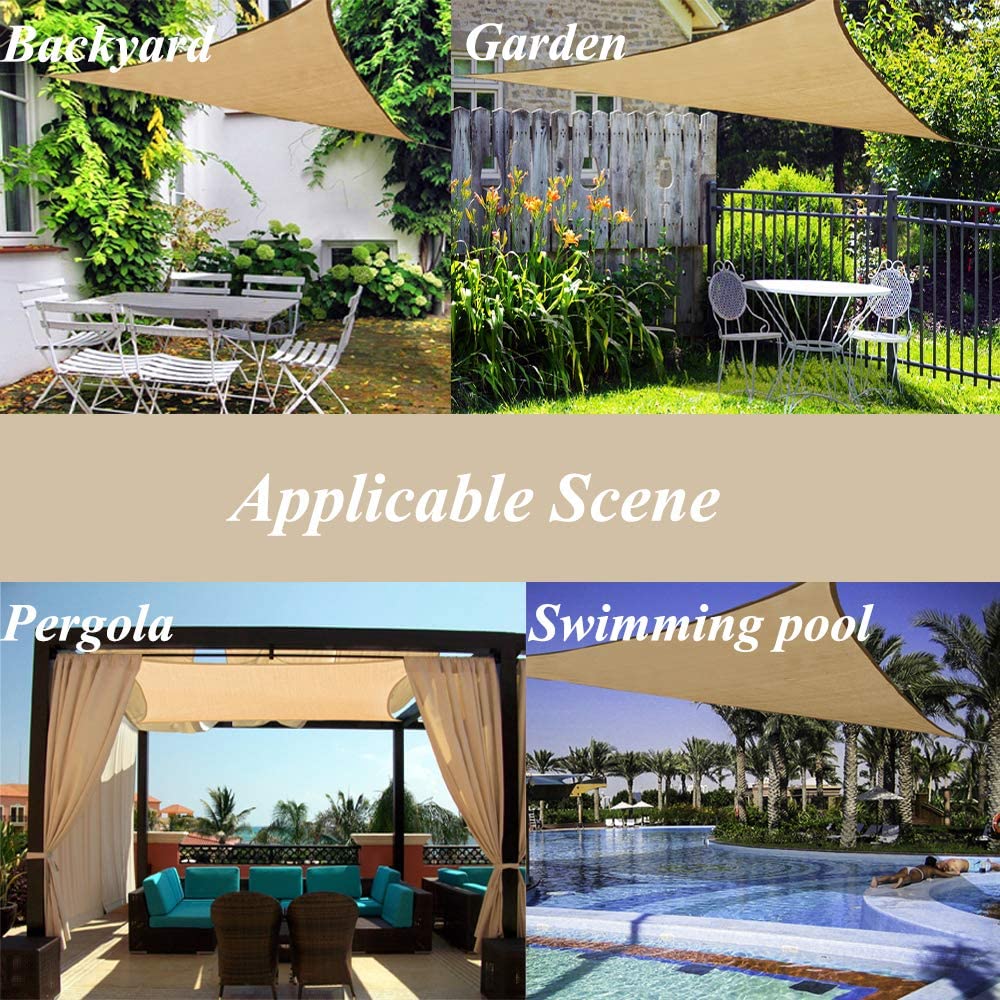 Sun Shade Sail Rectangle 4m x 6m