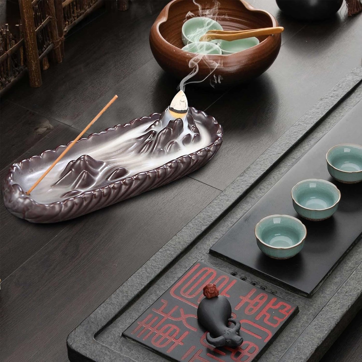 Backflow Incense Burner Mountain Peak