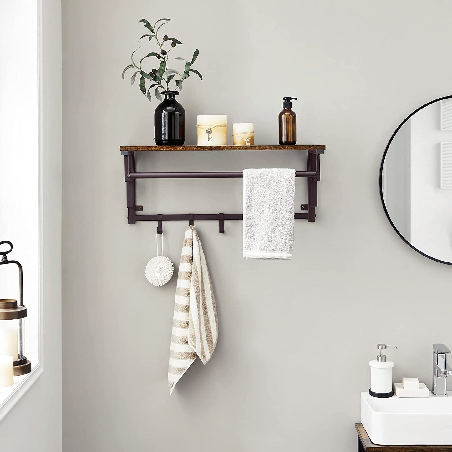 VASAGLE all-Mounted Coat Rack
