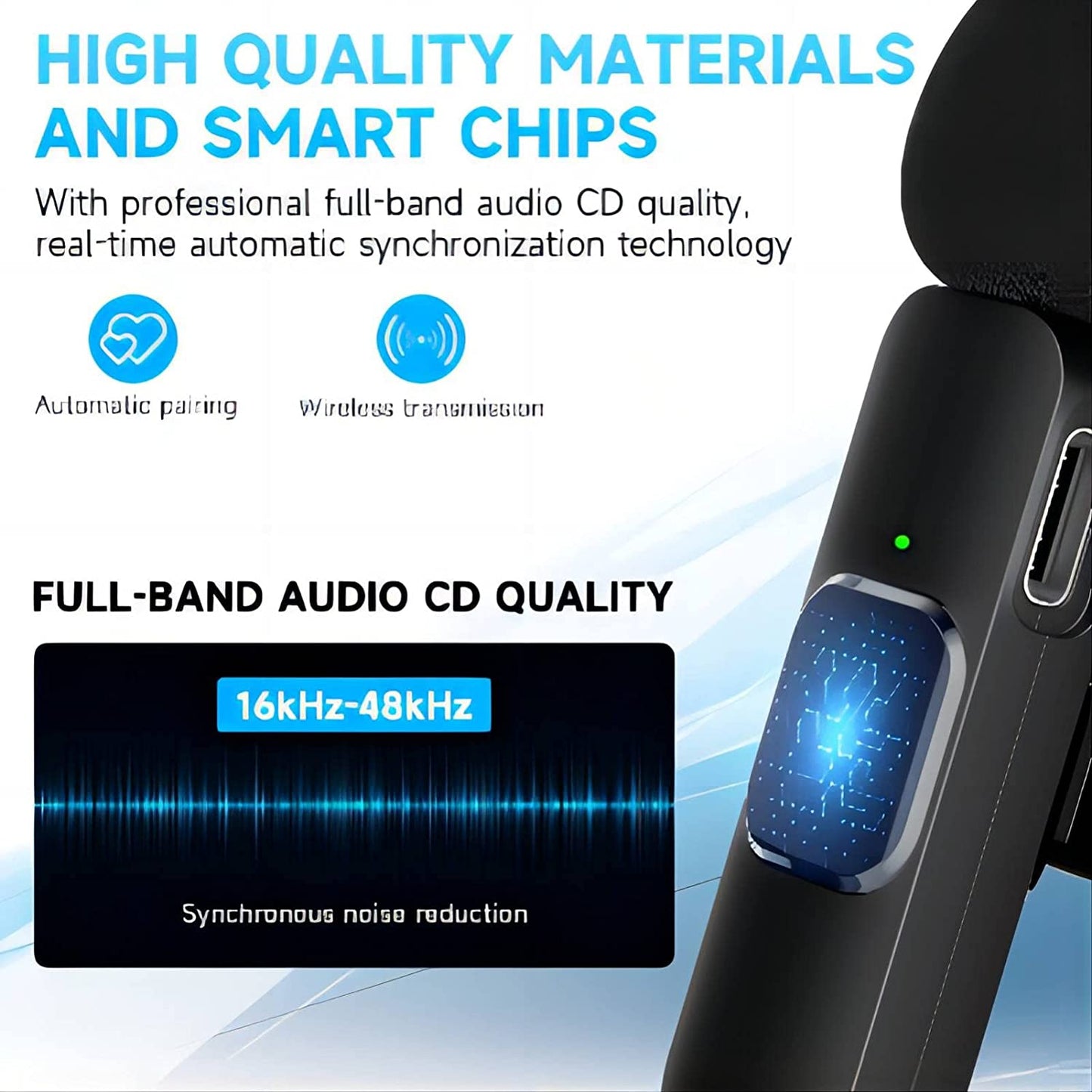 Wireless Microphone for TYPE-C and iPhone