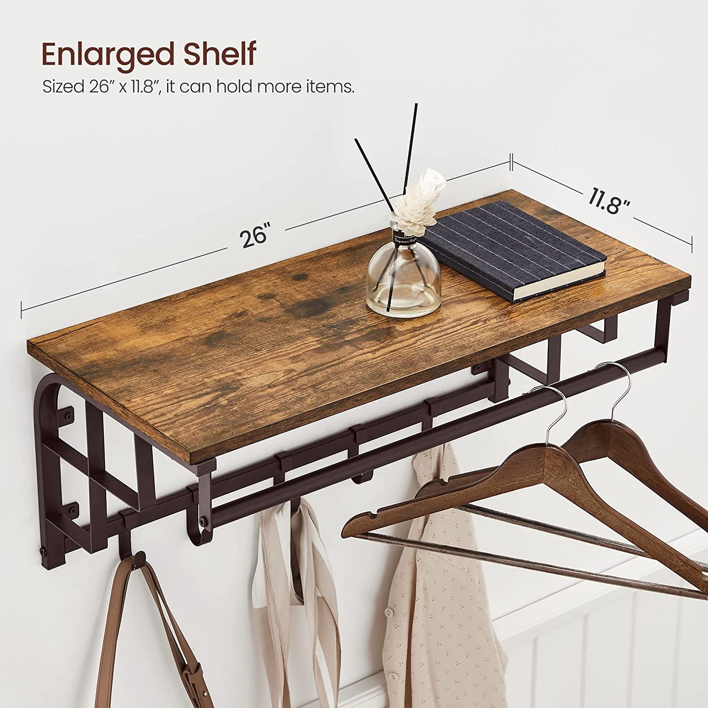 VASAGLE all-Mounted Coat Rack